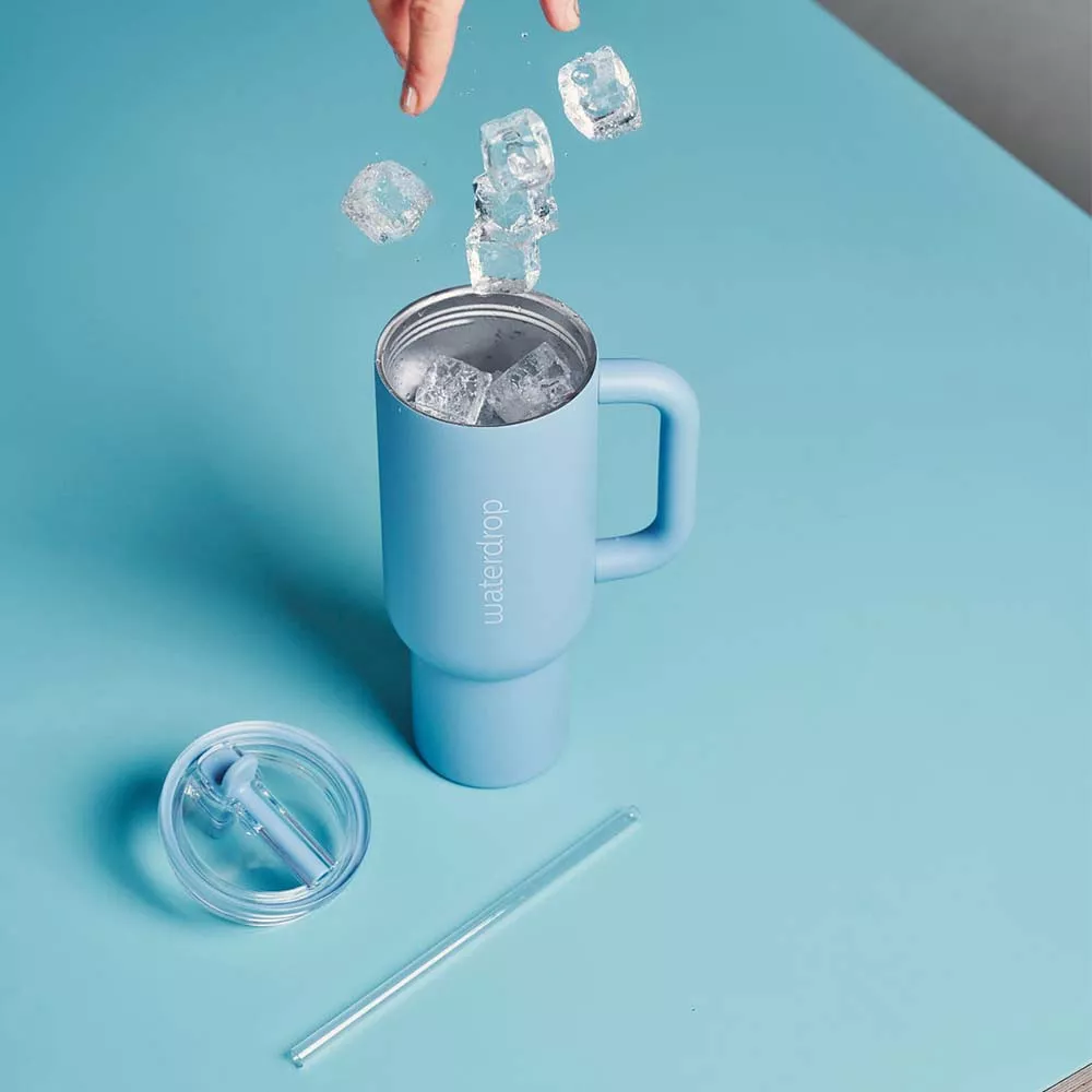 Gourde Waterdrop Exploreur Thermo Bleu