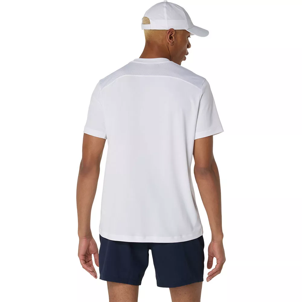 T-Shirt Asics Court SS Blanc