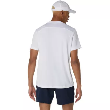 T-Shirt Asics Court SS Blanc