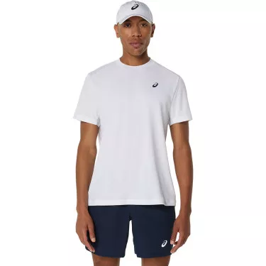 T-Shirt Asics Court SS Blanc