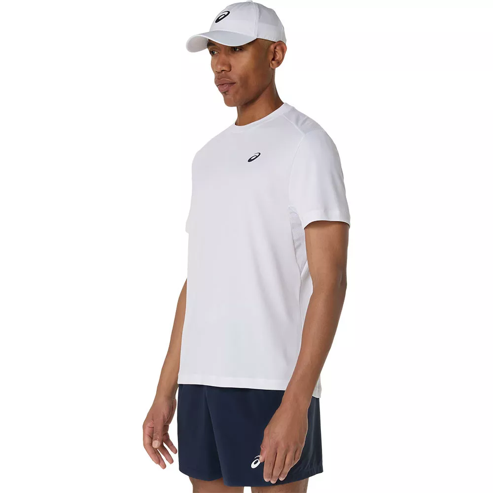 T-Shirt Asics Court SS Blanc