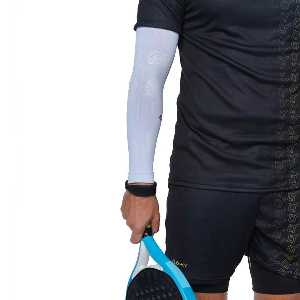 Manchon de compression Floky NO-STRAIN Blanc