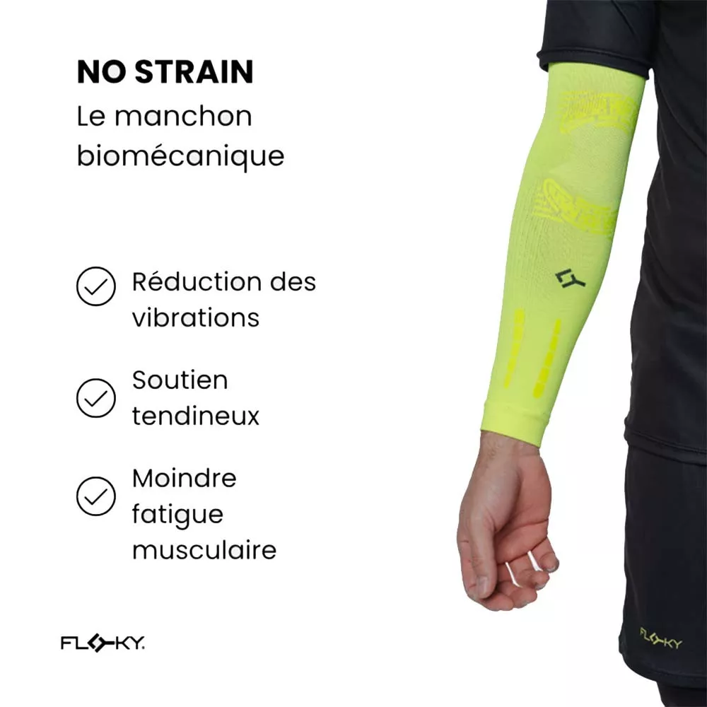 Manchon de compression Floky NO-STRAIN Noir