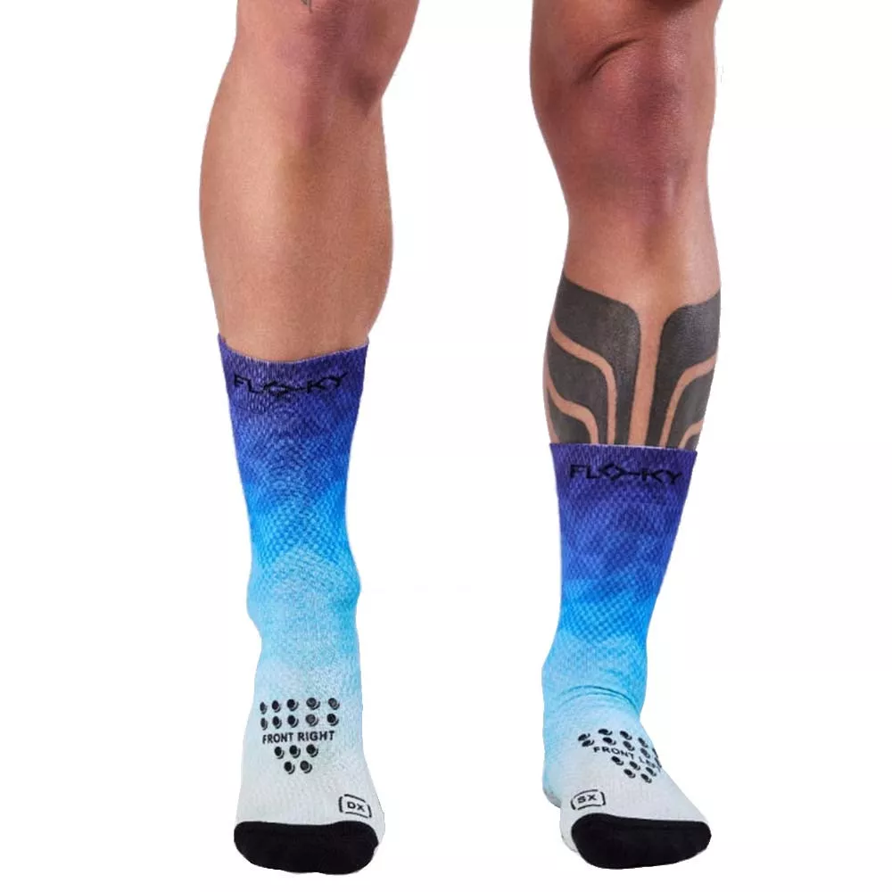 Compressiesokken Floky S-MASH 3D FANTASY Bali Blauw