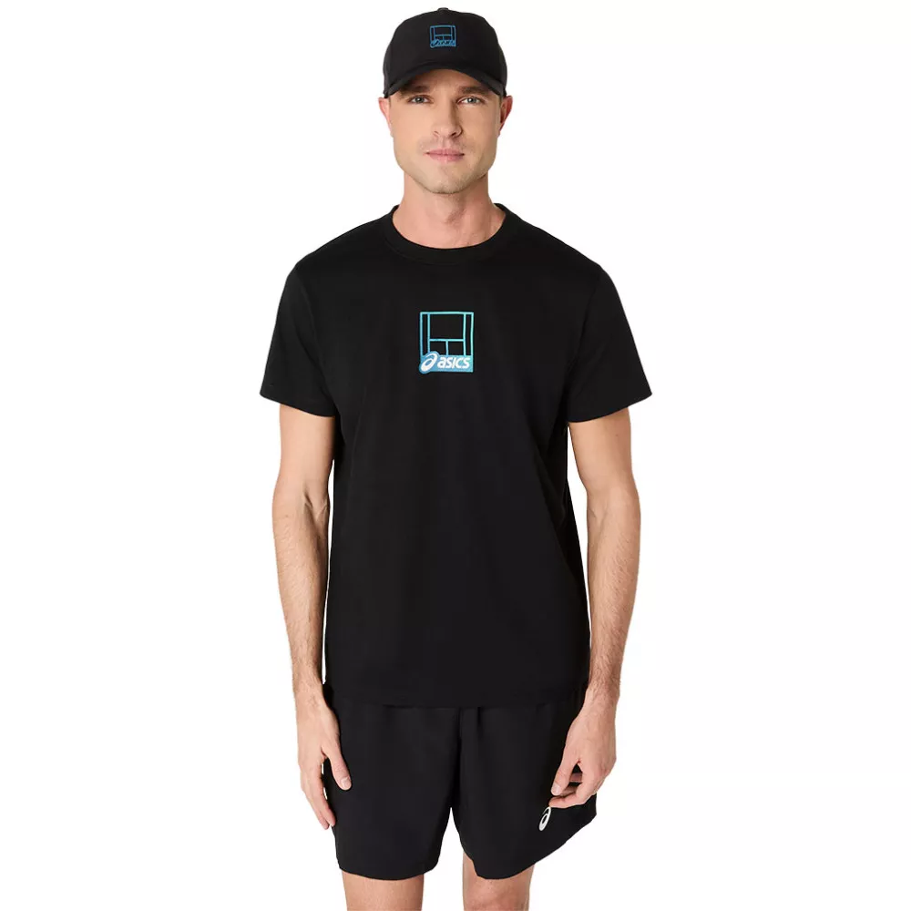 Casquette Asics Court Core Graphic Noir