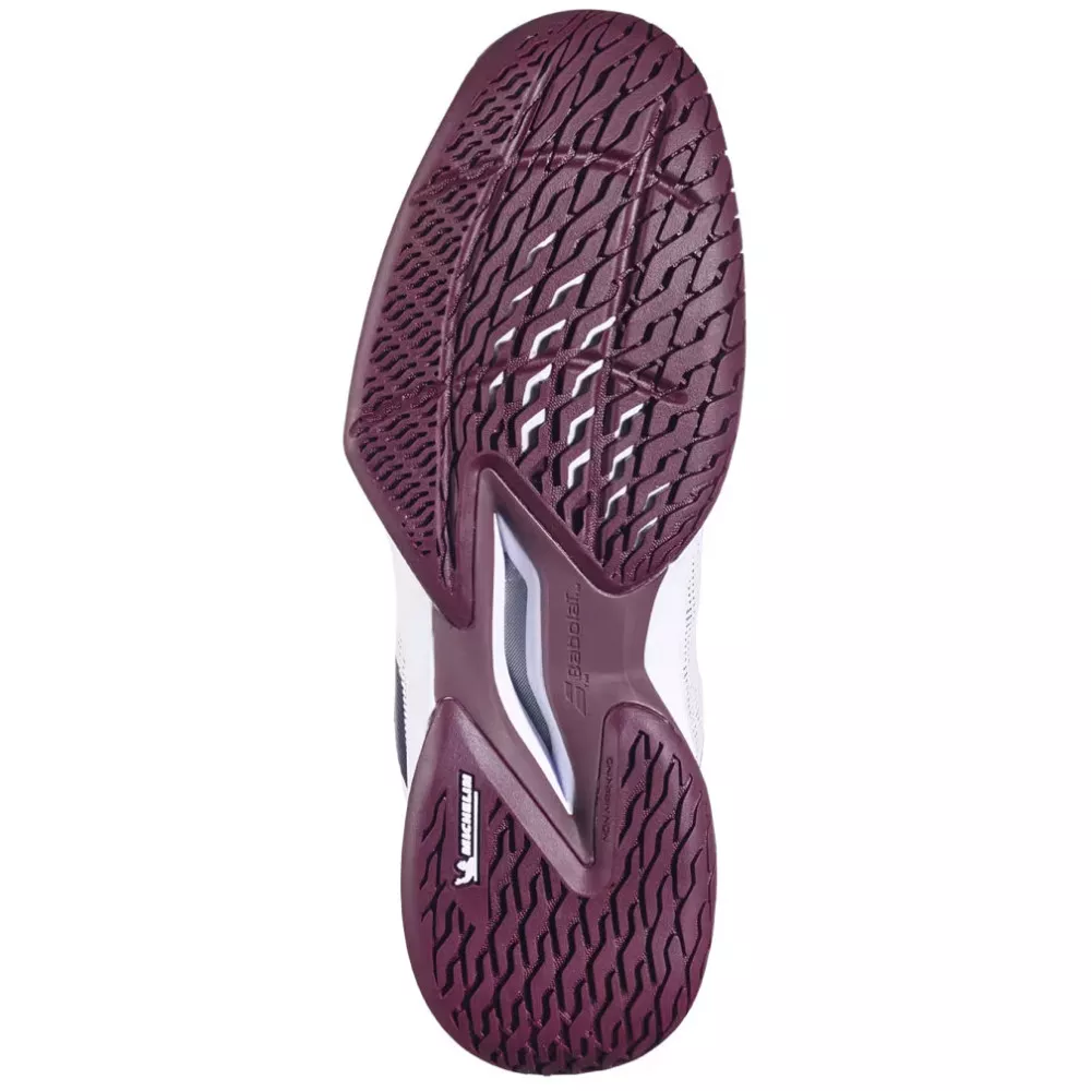 Chaussures Babolat Jet Tere 2 All Court Blanc / Bordeaux
