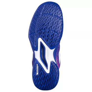Chaussures Babolat Jet Mach 3 All Court Junior Bleu marine / Vert
