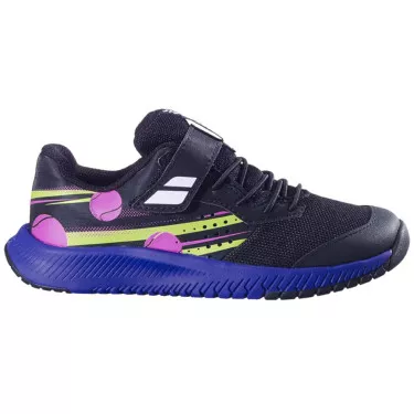 Chaussures Babolat Pulsion Kid All Court Junior Noir / Bleu