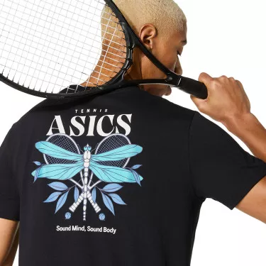 Asics Court Graphic T-Shirt Wit