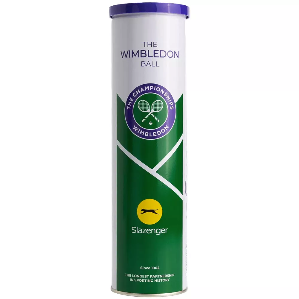 Slazenger Wimbledon 4 Stuks Geel