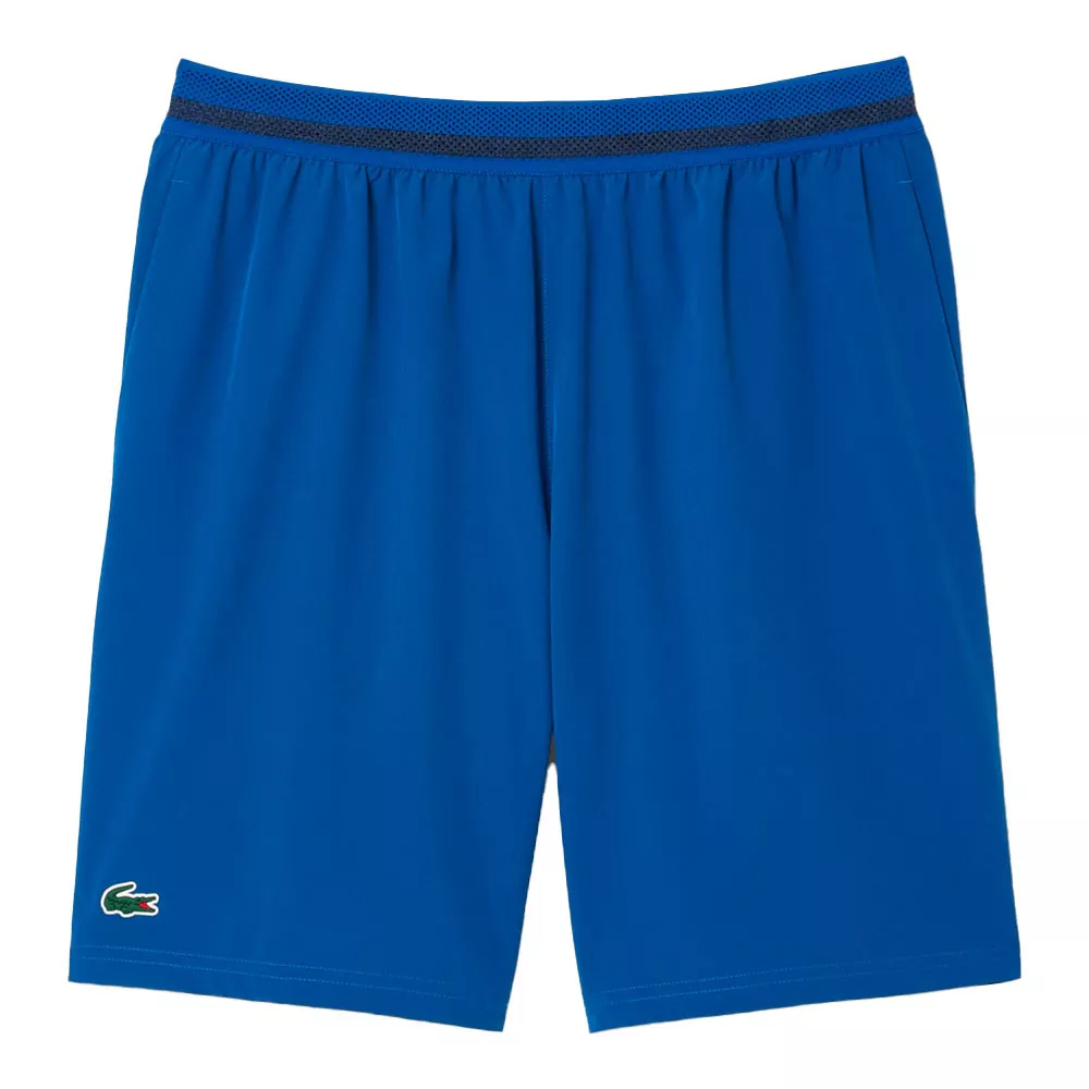 Korte Lacoste Tennis x Novak Djokovic Zwart