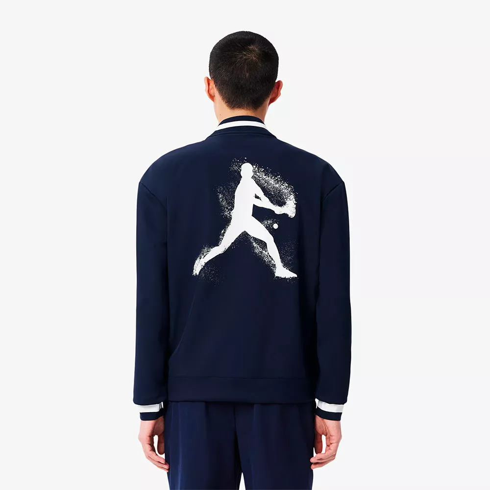 Veste zippée Lacoste Roland Garros Bleu marine
