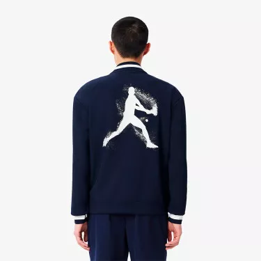 Veste zippée Lacoste Roland Garros Bleu marine