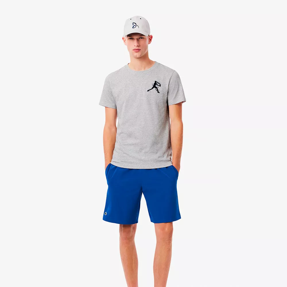Pack T-Shirt + Casquette Lacoste Tennis x Novak Djokovic Rouge
