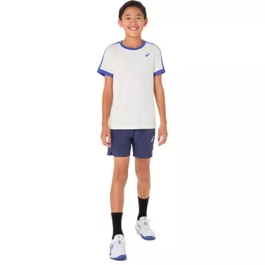 T-Shirt Asics Jongens Crème / Blauw