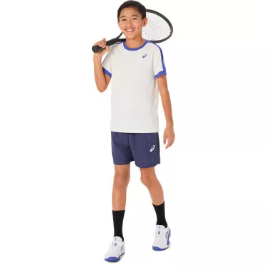 T-Shirt Asics Jongens Crème / Blauw