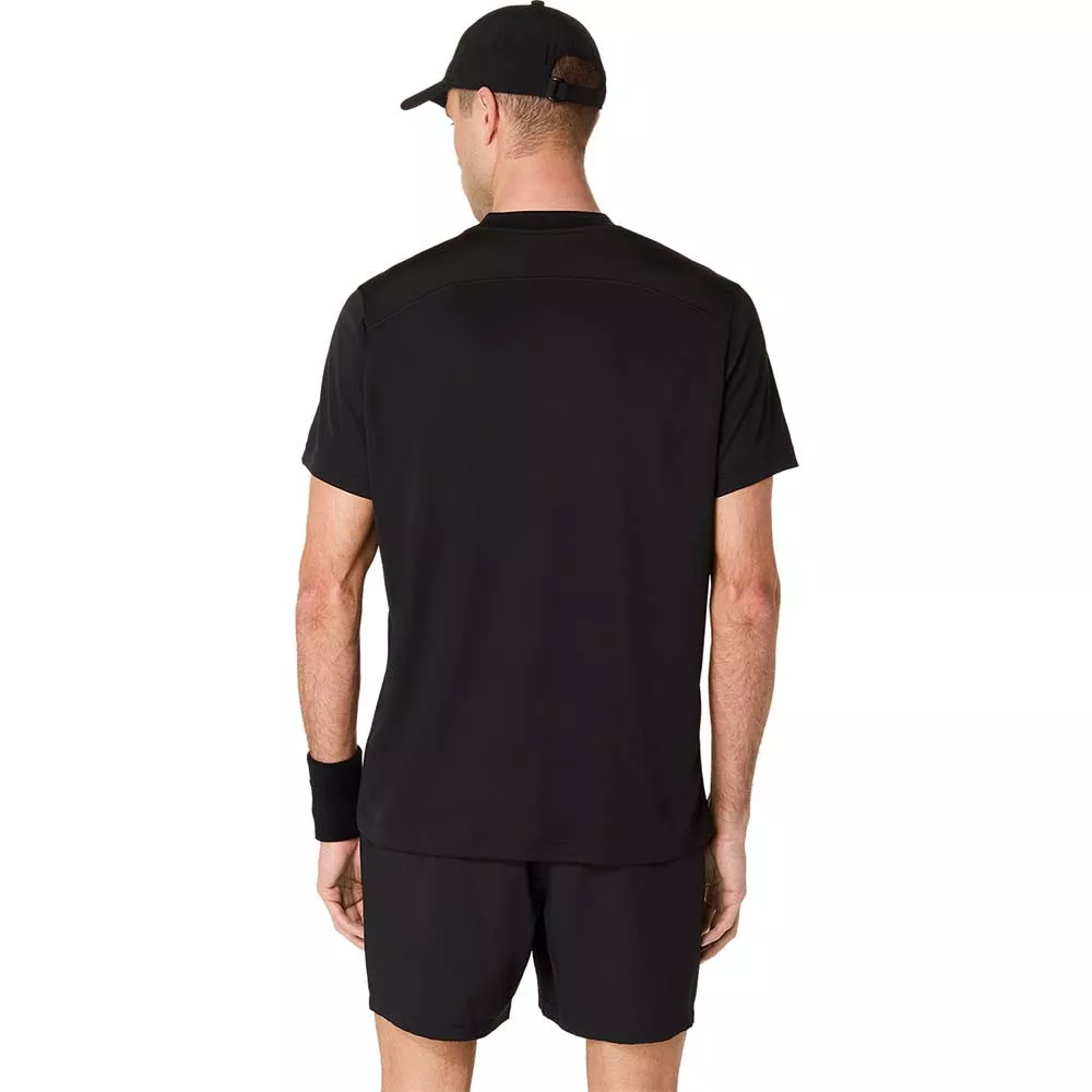 T-Shirt Asics Court SS Noir