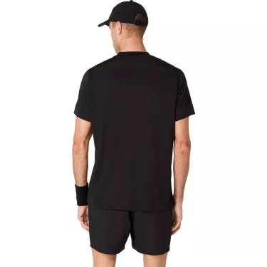 T-Shirt Asics Court SS Noir
