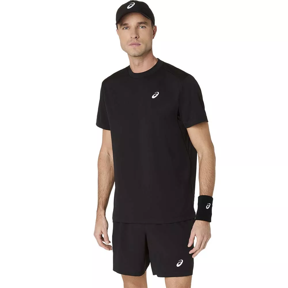 T-Shirt Asics Court SS Noir