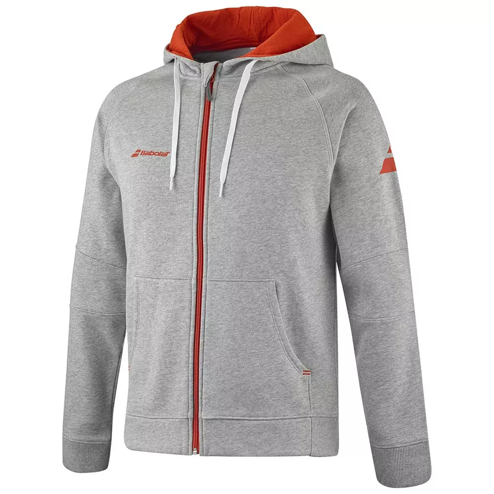 Veste zippée Babolat Exercise Gris chiné / Orange