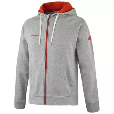 Veste zippée Babolat Exercise Gris chiné / Orange