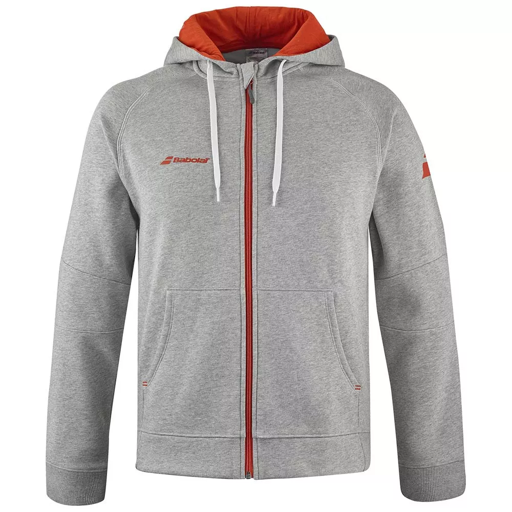 Veste zippée Babolat Exercise Gris chiné / Orange