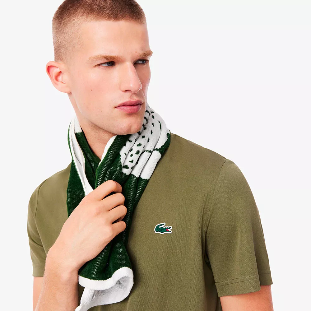 T-shirt Lacoste Ultra Dry Imprimé Kaki