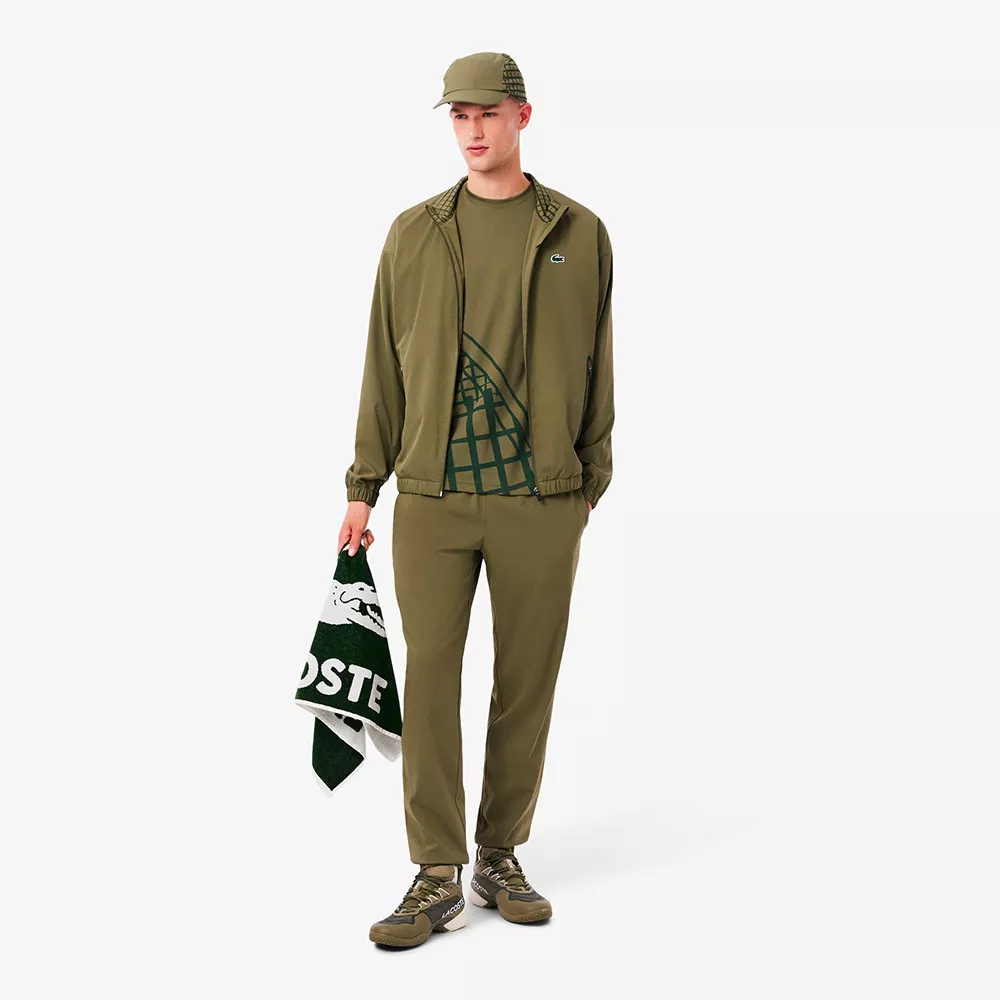 T-shirt Lacoste Ultra Dry Imprimé Kaki