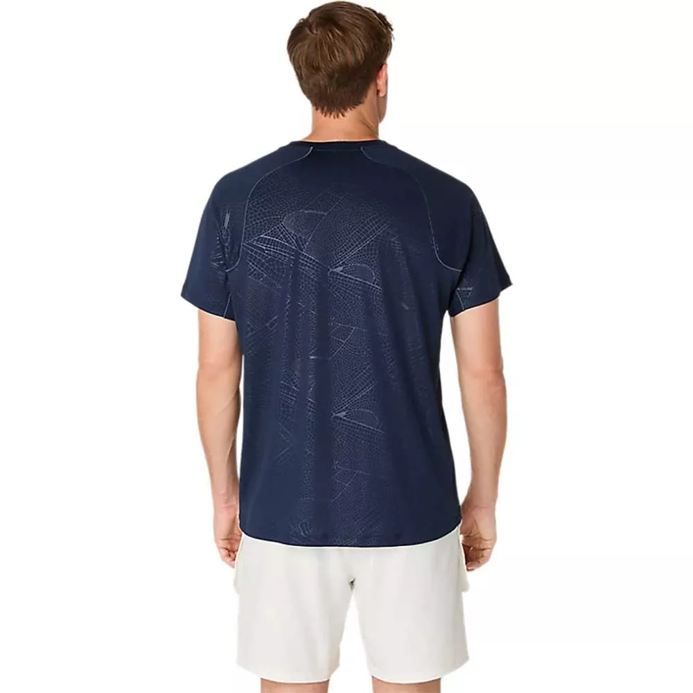 T-Shirt Asics Game All Over Bleu nuit