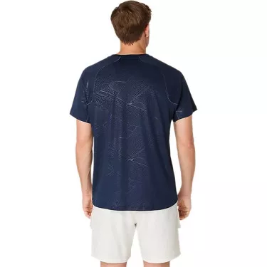 T-Shirt Asics Game All Over Bleu nuit