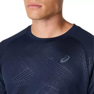 T-Shirt Asics Game All Over Bleu nuit
