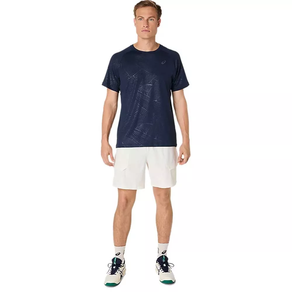 T-Shirt Asics Game All Over Bleu nuit