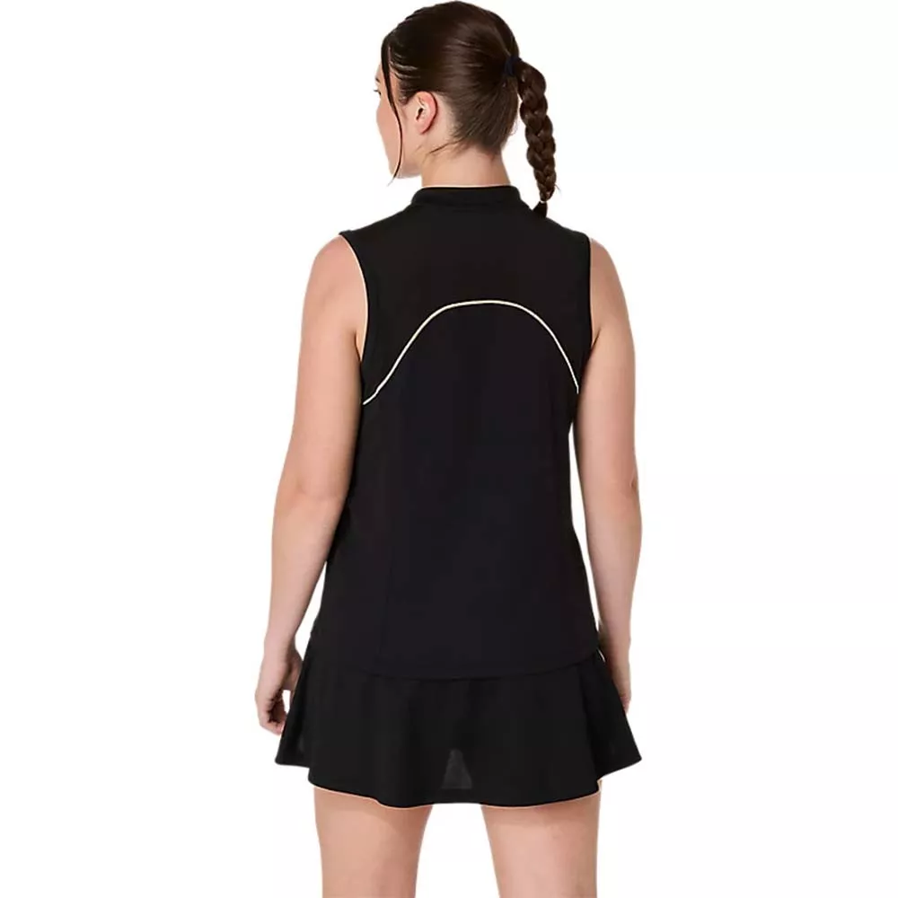 Asics Court Tanktop Zwart/Mint