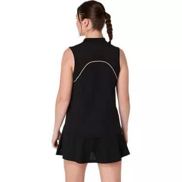Asics Court Tanktop Zwart/Mint