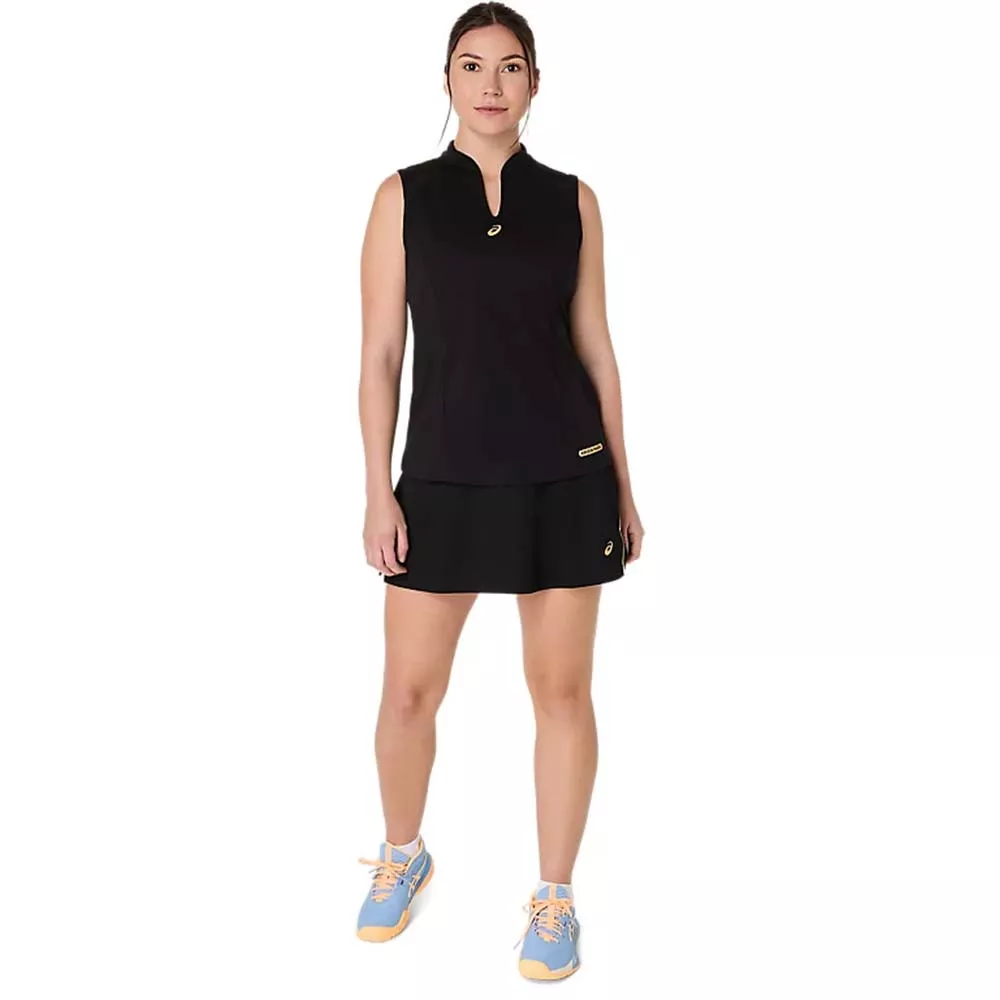 Asics Court Tanktop Zwart/Mint
