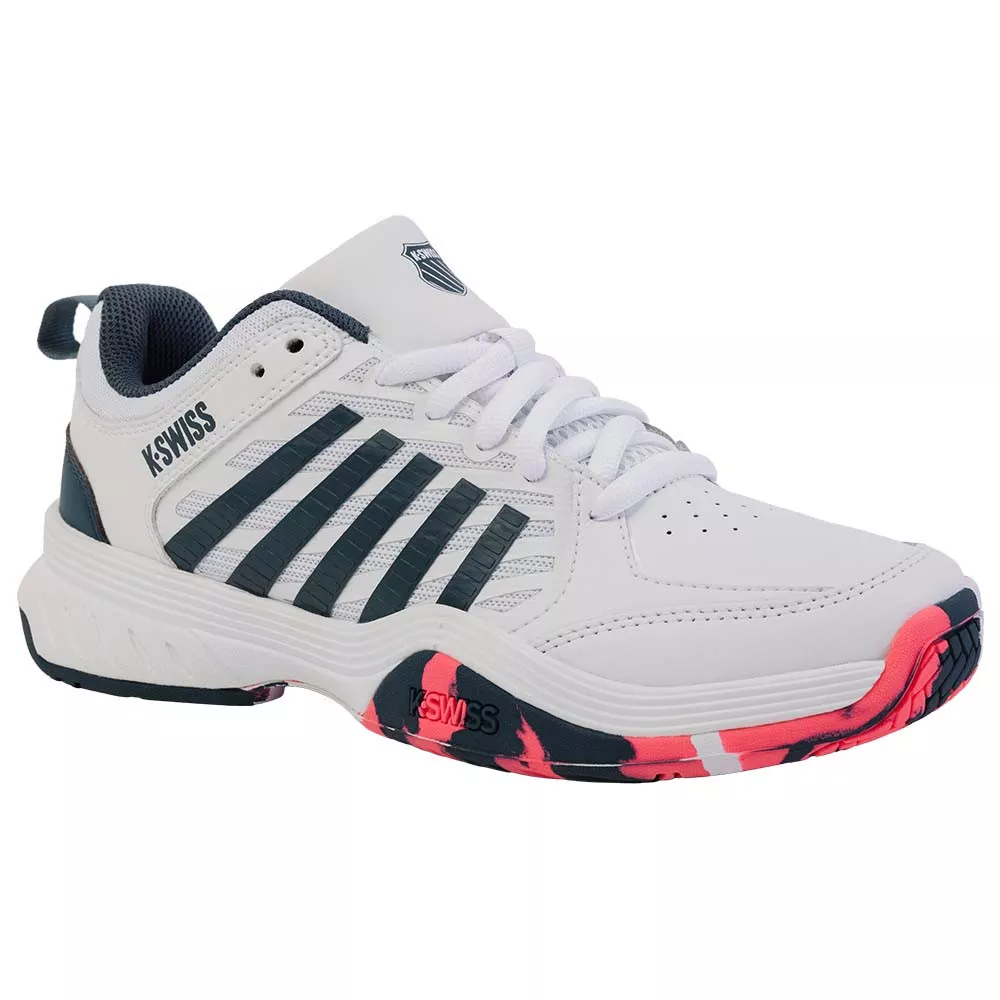 K-Swiss Hypercourt Express 2 Junior Schoenen Wit/Marineblauw