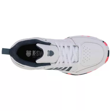 K-Swiss Hypercourt Express 2 Junior Schoenen Wit/Marineblauw