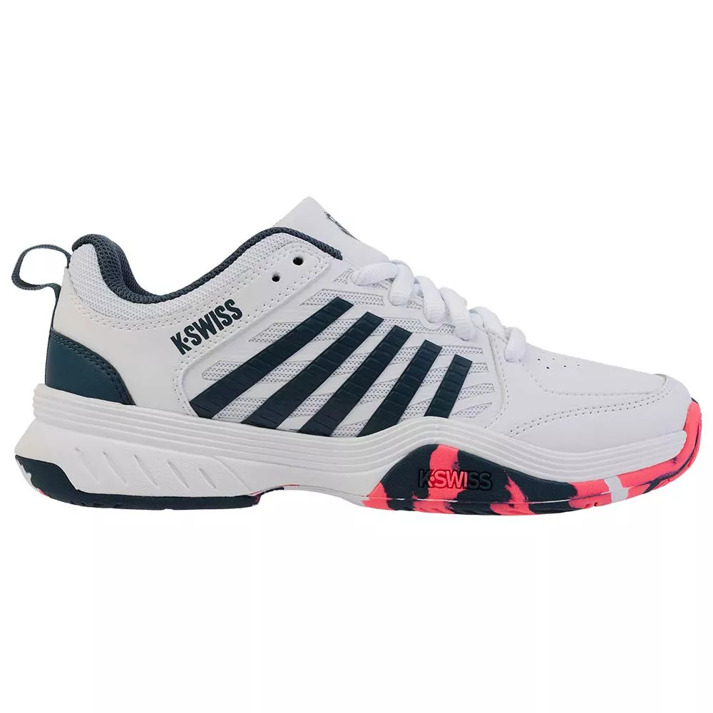 K-Swiss Hypercourt Express 2 Junior Schoenen Wit/Marineblauw