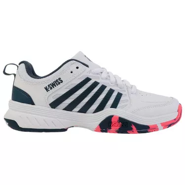 K-Swiss Hypercourt Express 2 Junior Schoenen Wit/Marineblauw