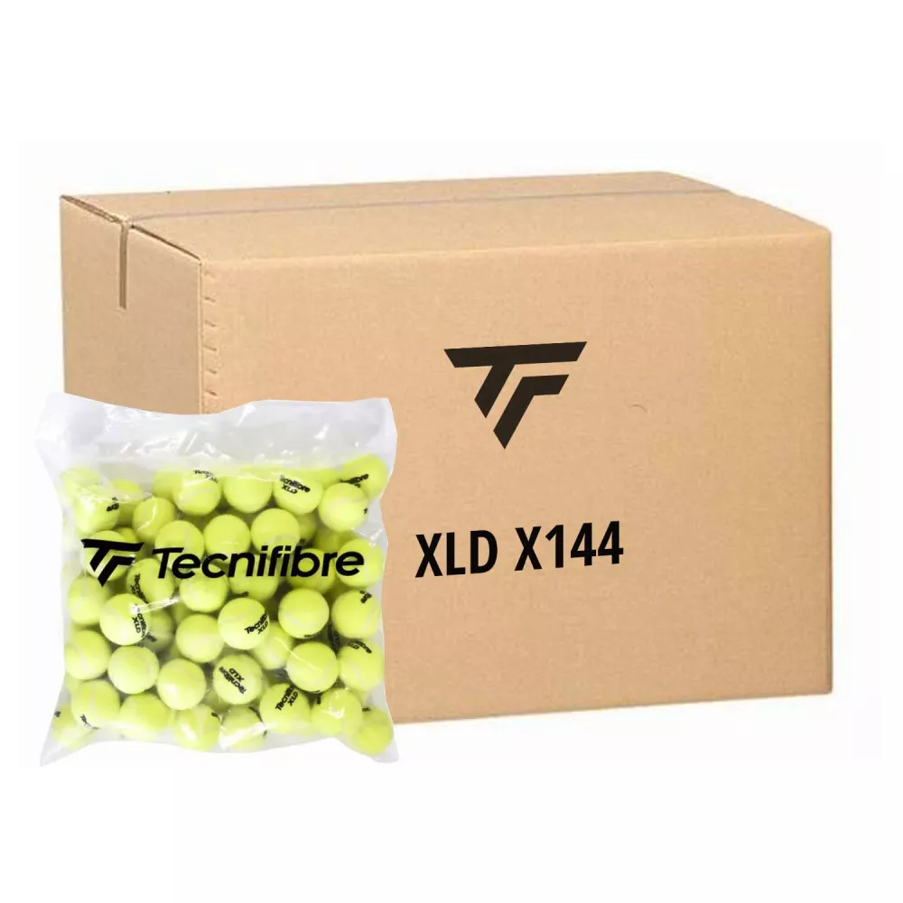 Doos met 144 Tecnifibre XLD-ballen