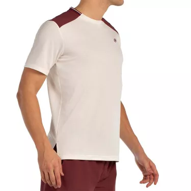 T-shirt Bullpadel Acrux Blanc cassé