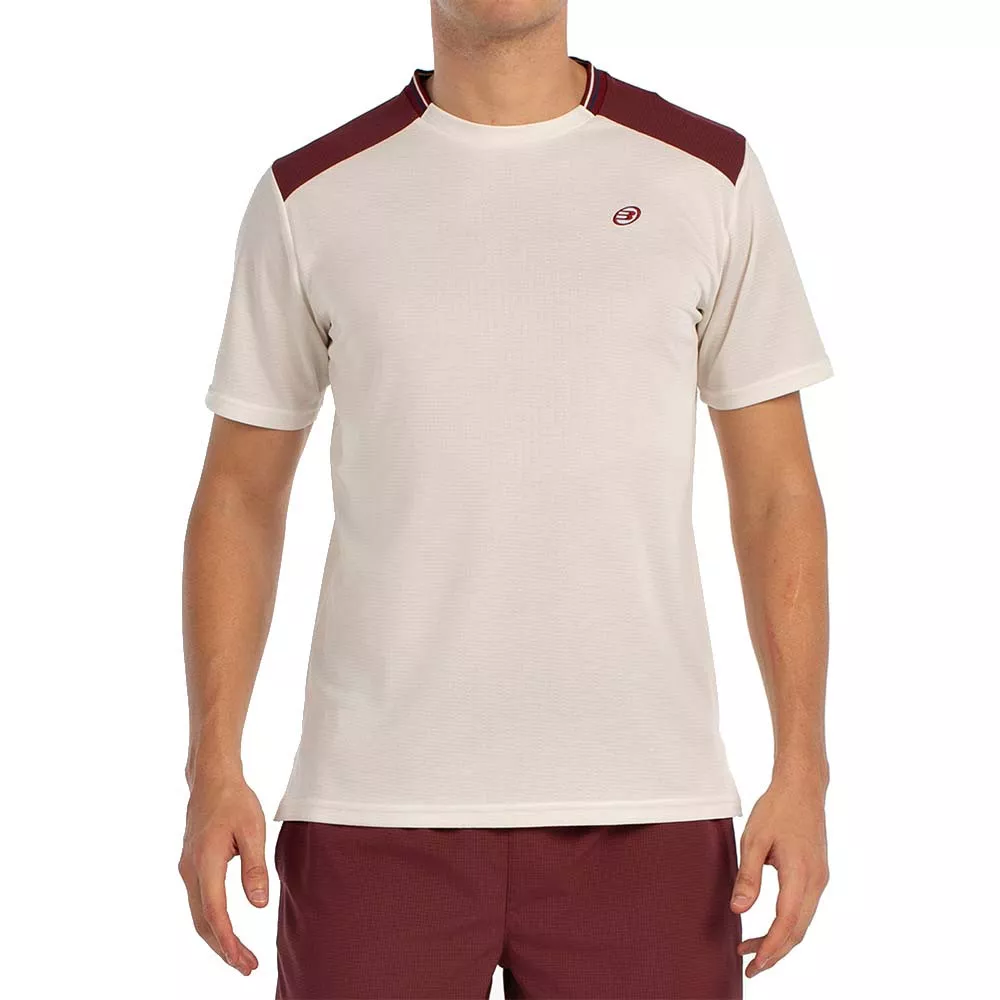 T-shirt Bullpadel Acrux Blanc cassé