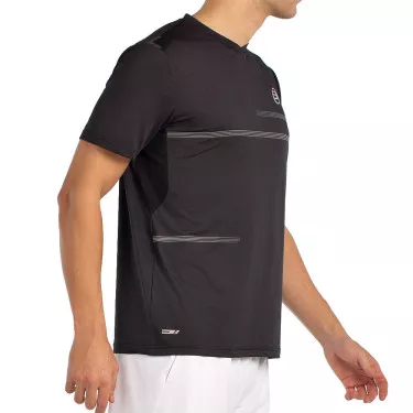 T-shirt Bullpadel Montuno Noir