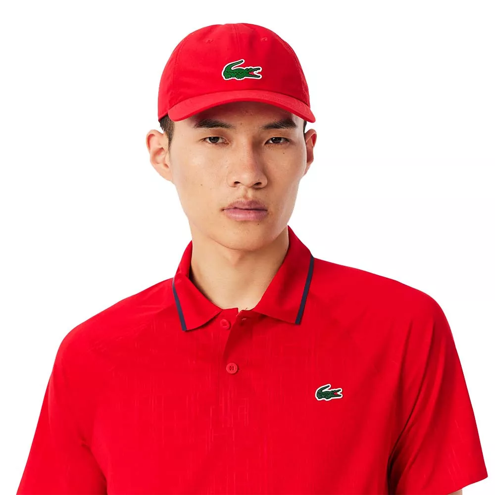 Casquette Lacoste Sport Djokovic Rouge