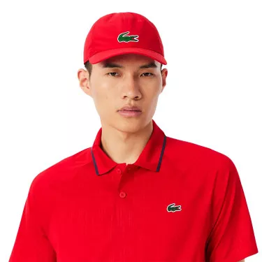 Casquette Lacoste Sport Djokovic Rouge