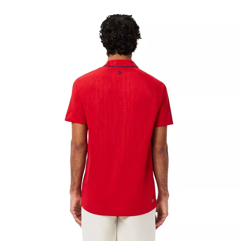 Polo Lacoste Tennis Novak Djokovic Rood