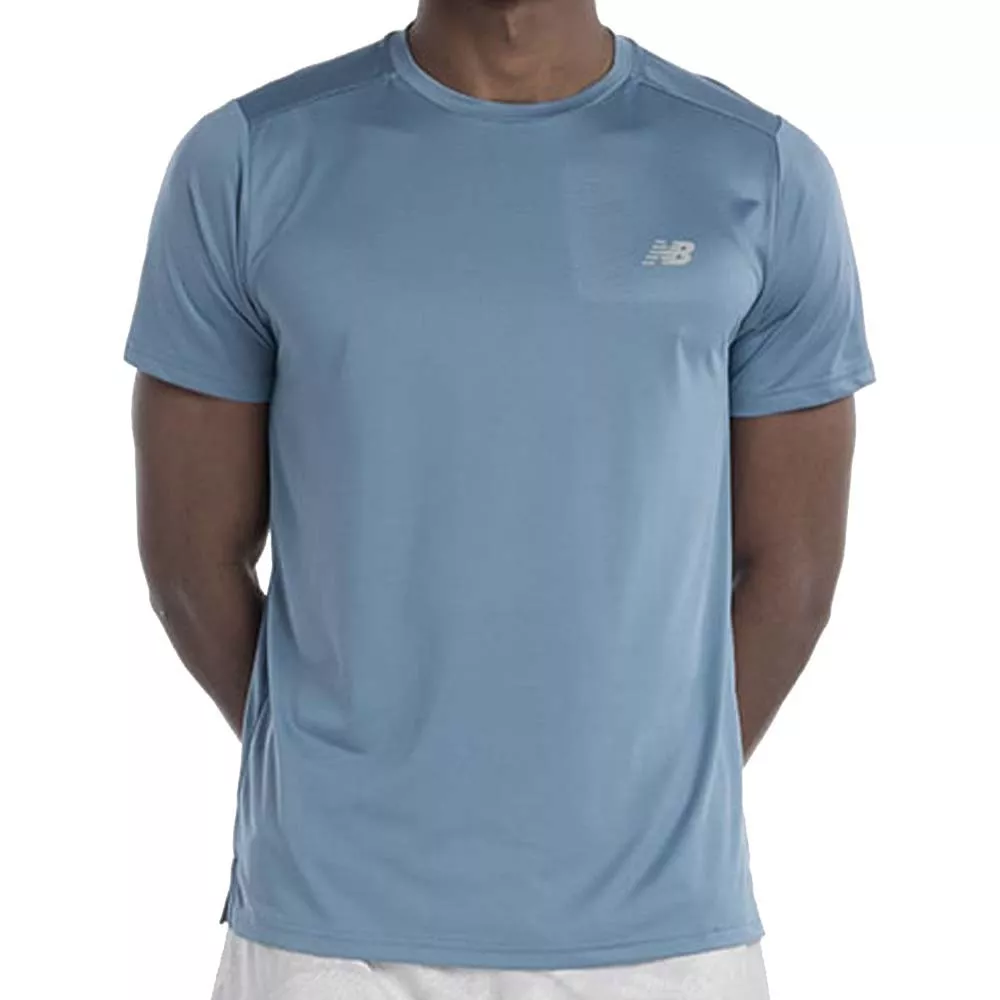 T-shirt New Balance Essentials Bleu gris