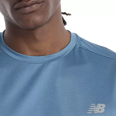 T-shirt New Balance Essentials Bleu gris
