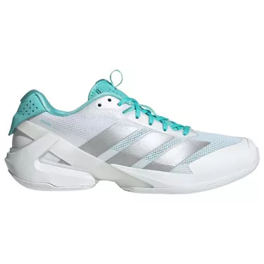 Chaussures Adidas Adizero Ubersonic 5 Femme Blanc / Bleu