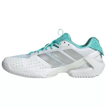 Chaussures Adidas Adizero Ubersonic 5 Femme Blanc / Bleu